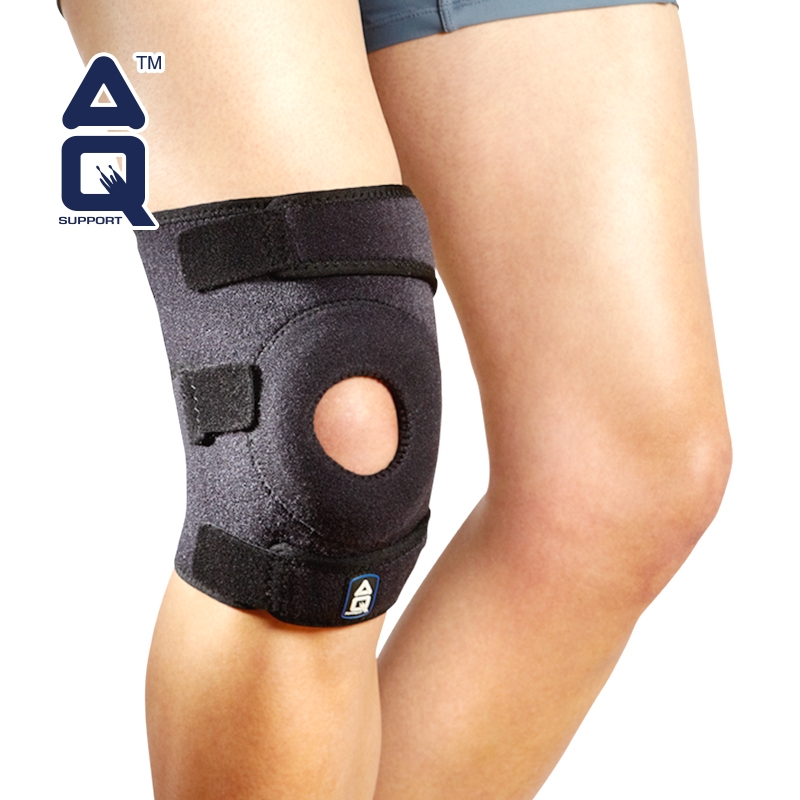 揭阳美国AQ正品 护膝 篮球运动跑步健身膝盖防护拉力防滑耐磨 护具5056
